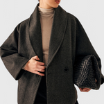 Prudence relaxed oversized shawl-collar coat