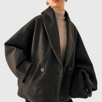 Prudence relaxed oversized shawl-collar coat