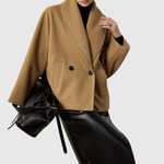 Prudence relaxed oversized shawl-collar coat
