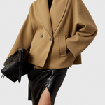 Prudence relaxed oversized shawl-collar coat