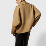 Prudence relaxed oversized shawl-collar coat