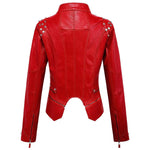 Slim Fit Studded Biker Jacket for women, view 9