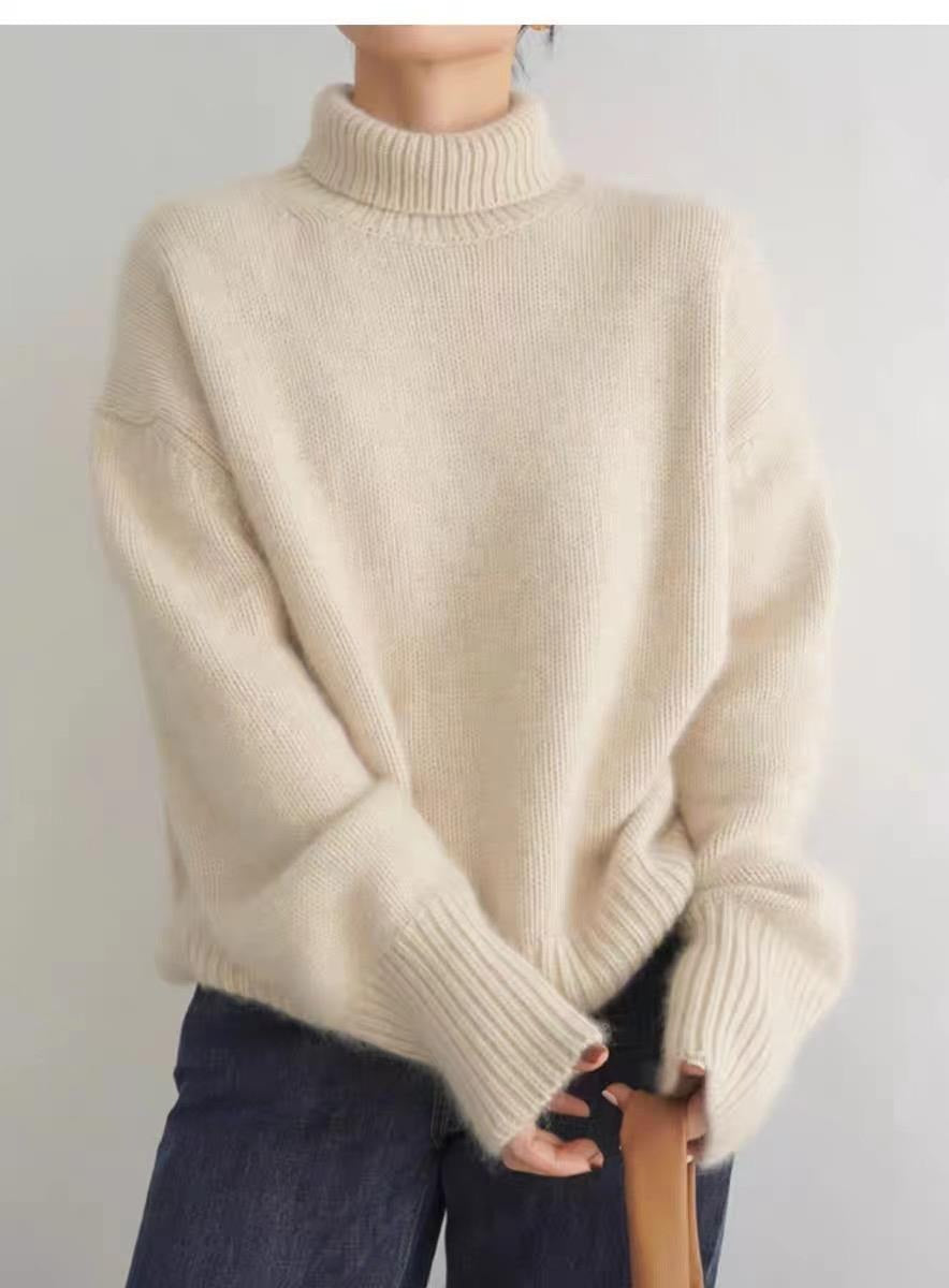 Nicola soft roll-neck jumper