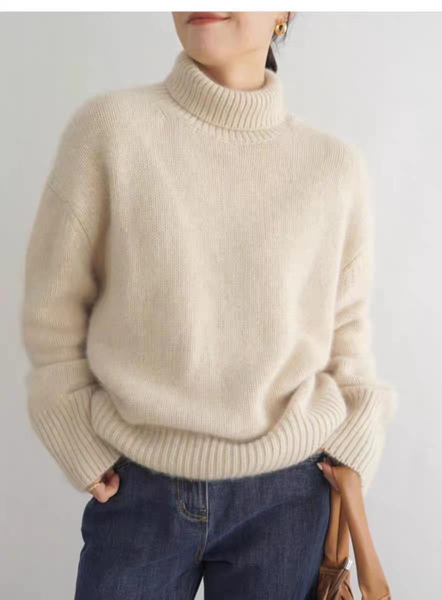 Nicola soft roll-neck jumper