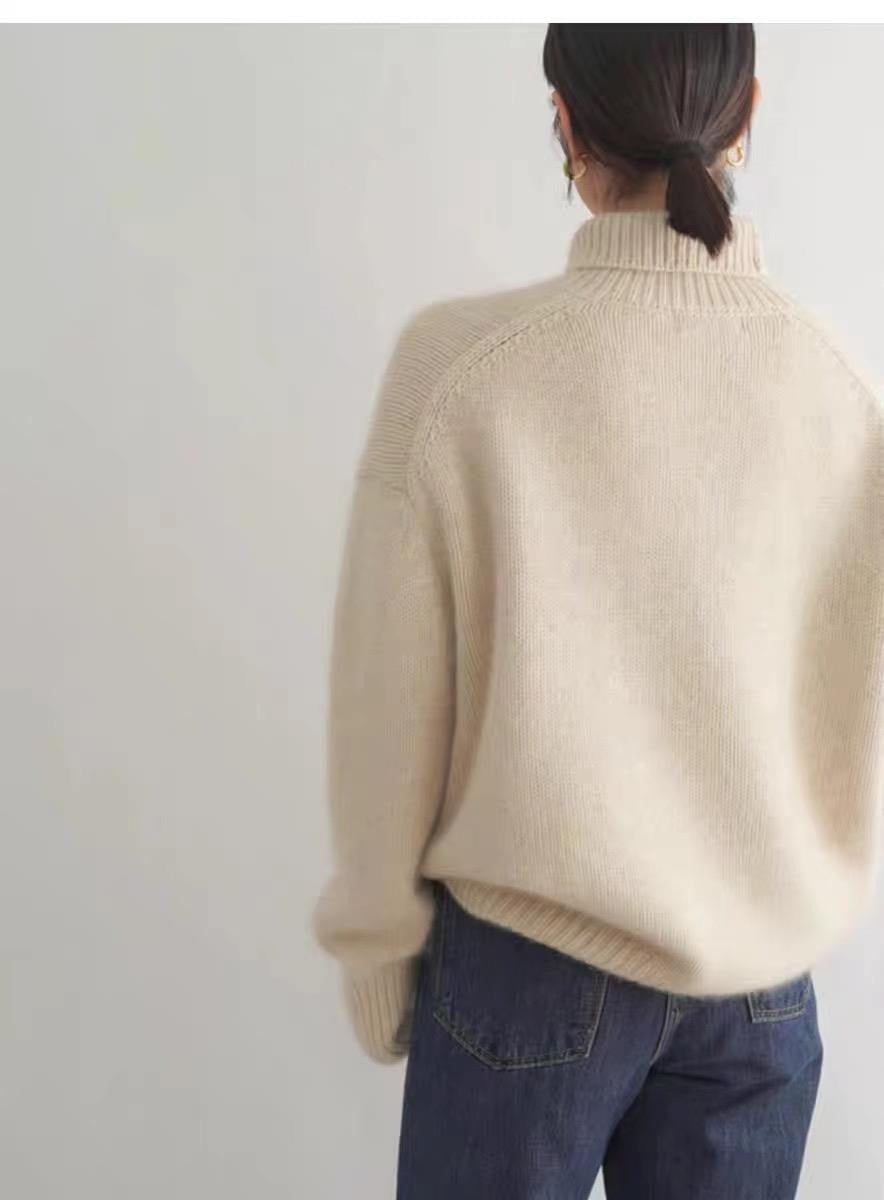 Nicola soft roll-neck jumper