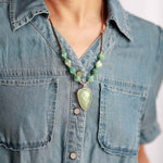Amazonite Pendant Necklace