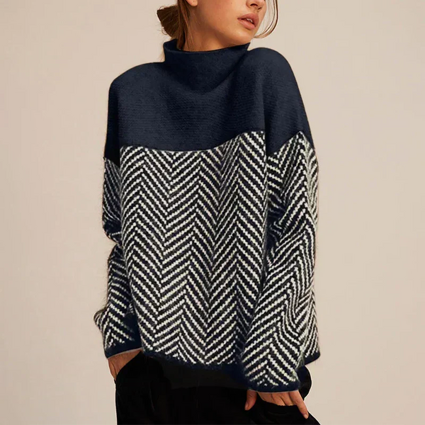 Cashmere Blend Roll Neck Jumper for women