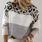 Emmeline soft animal-print jumper