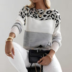 Emmeline soft animal-print jumper