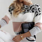 Emmeline soft animal-print jumper