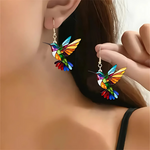 Beautiful Hummingbird Pendant with Matching Earrings