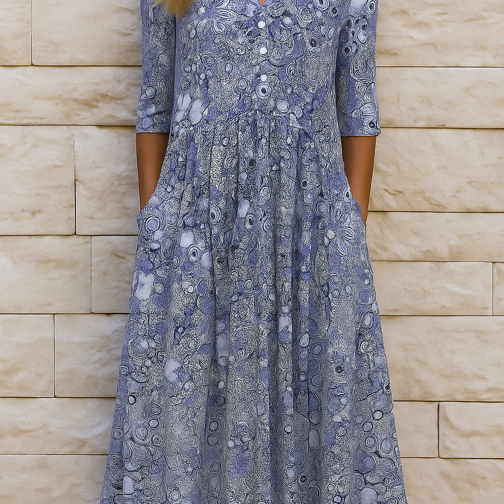 Harlow | Elegant Dress with V-Neck