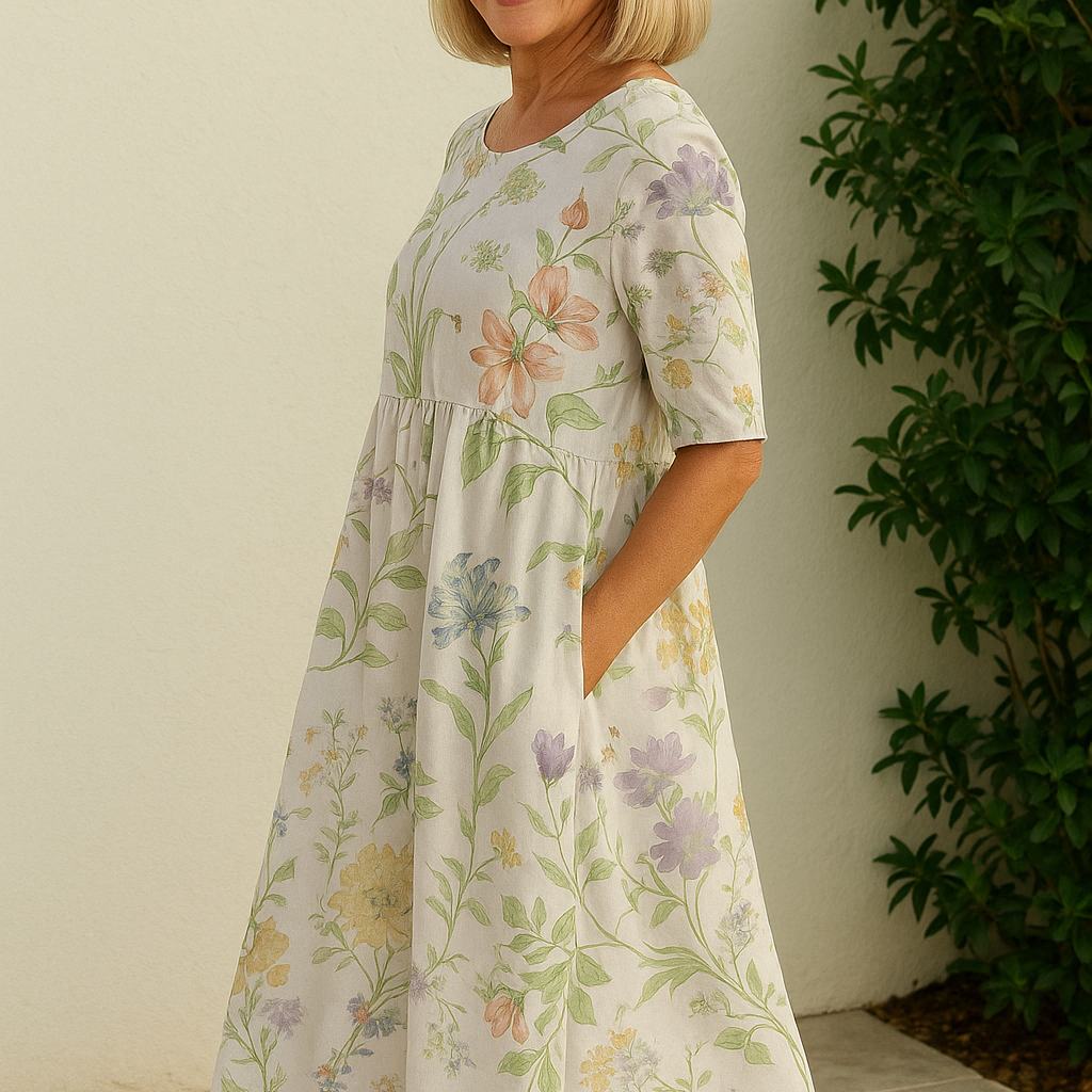 RELAXED MIDI DRESS LUNA