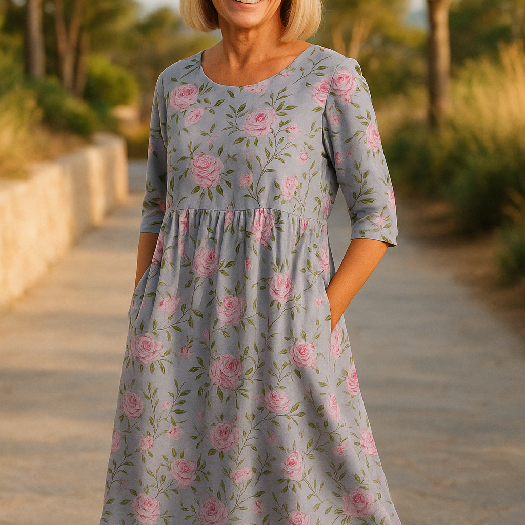 RELAXED MIDI DRESS LUNA