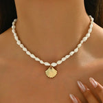 Ocean Dreams Shell Pendant Necklace