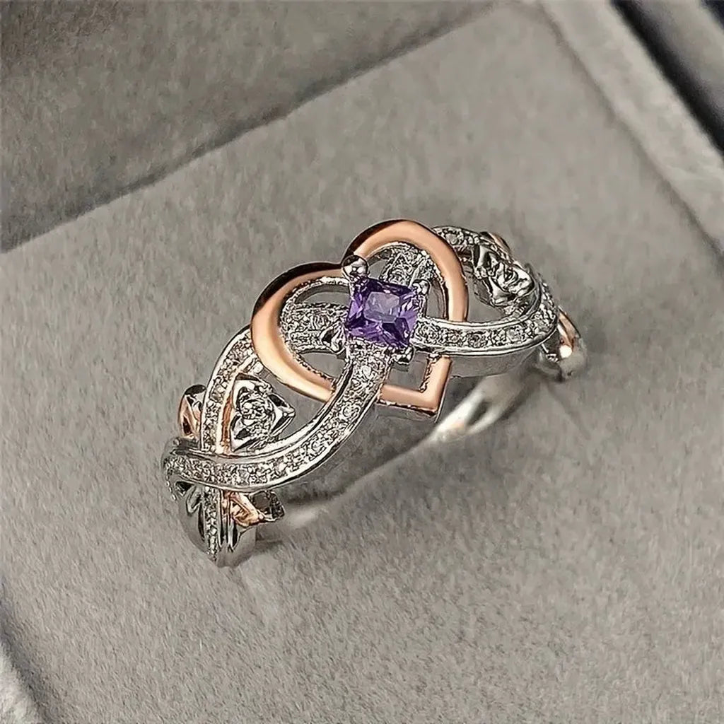 Two-Tone Mixed Gold Ring