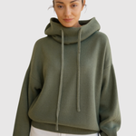 Hooded Knit Jumper for women, view 2