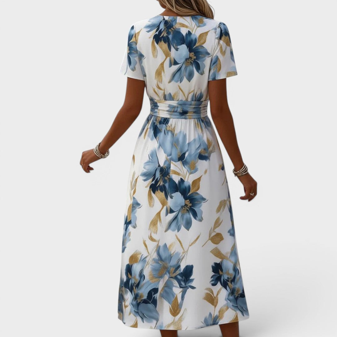 Miranda floral midi dress