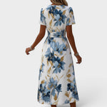 Miranda floral midi dress