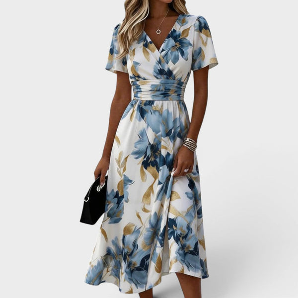 Miranda floral midi dress