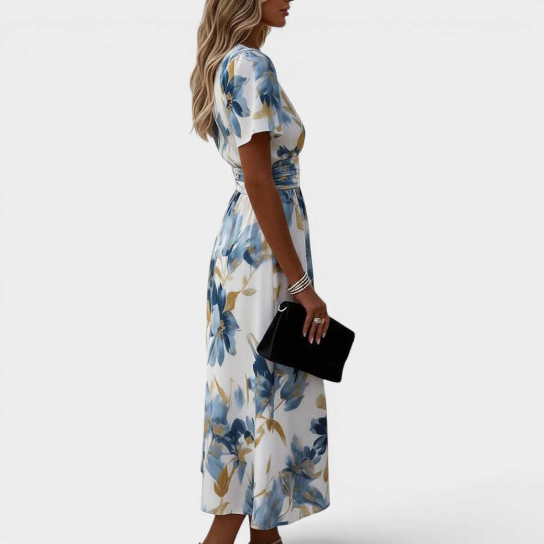 Miranda floral midi dress