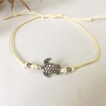 Sea Turtle Leather Anklet