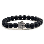 Beaded Paw Bracelet — Natural Stone Design