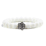 Beaded Paw Bracelet — Natural Stone Design