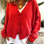 V Neck Button Up Knit Cardigan for women, view 19