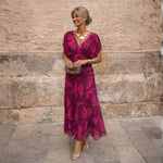 Bethany off-shoulder maxi dress