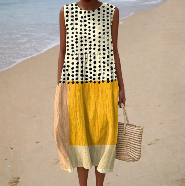 Comfortable Sleeveless Summer Dress