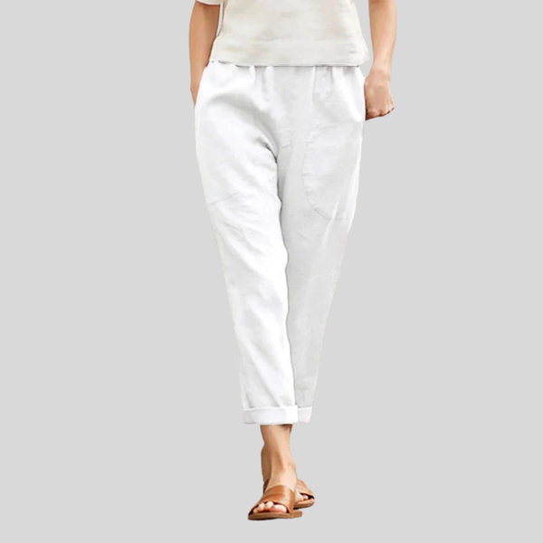 Kriza - Loose-Fitting Trousers with Pockets