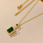 Greta Emerald Necklace