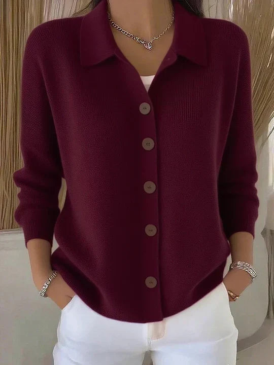 Isabel classic collared button jacket