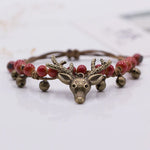 Handmade Ceramic Fawn Charm Bracelet