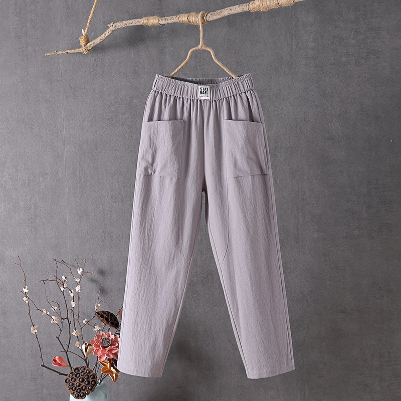 Alyra - Relaxed Trousers with Pockets