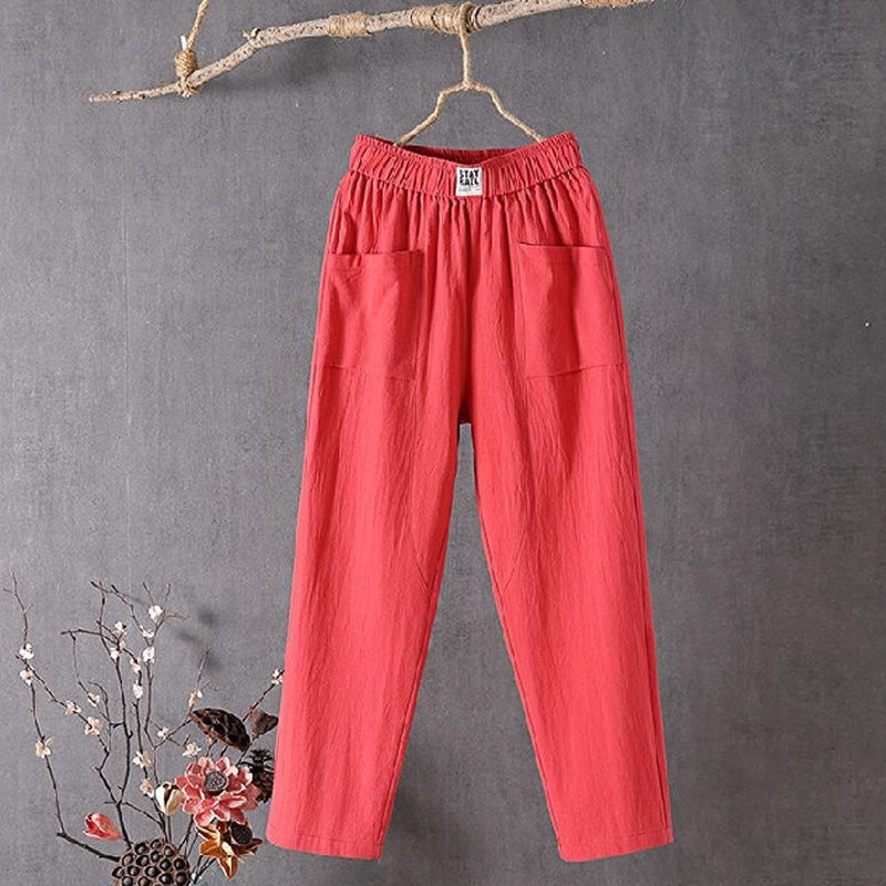 Alyra - Relaxed Trousers with Pockets