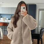 Lillian women's soft fleece hooded winter jacket