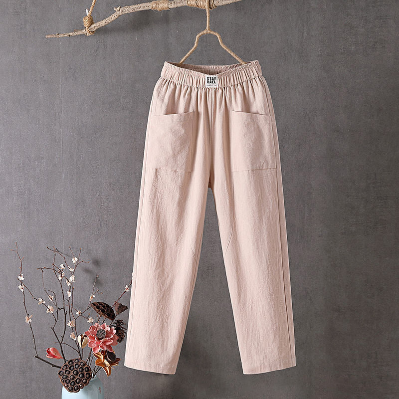 Alyra - Relaxed Trousers with Pockets