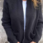 Georgia casual zip-up cardigan