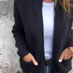 Georgia casual zip-up cardigan