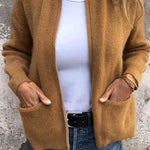 Georgia casual zip-up cardigan