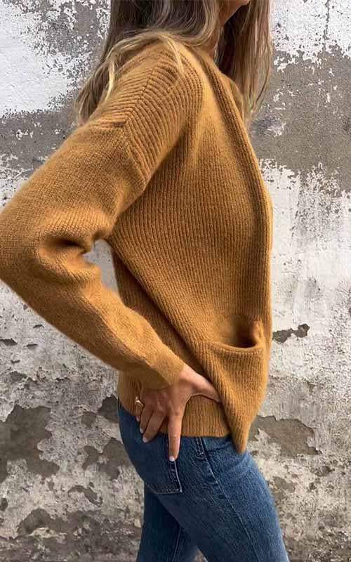 Georgia casual zip-up cardigan