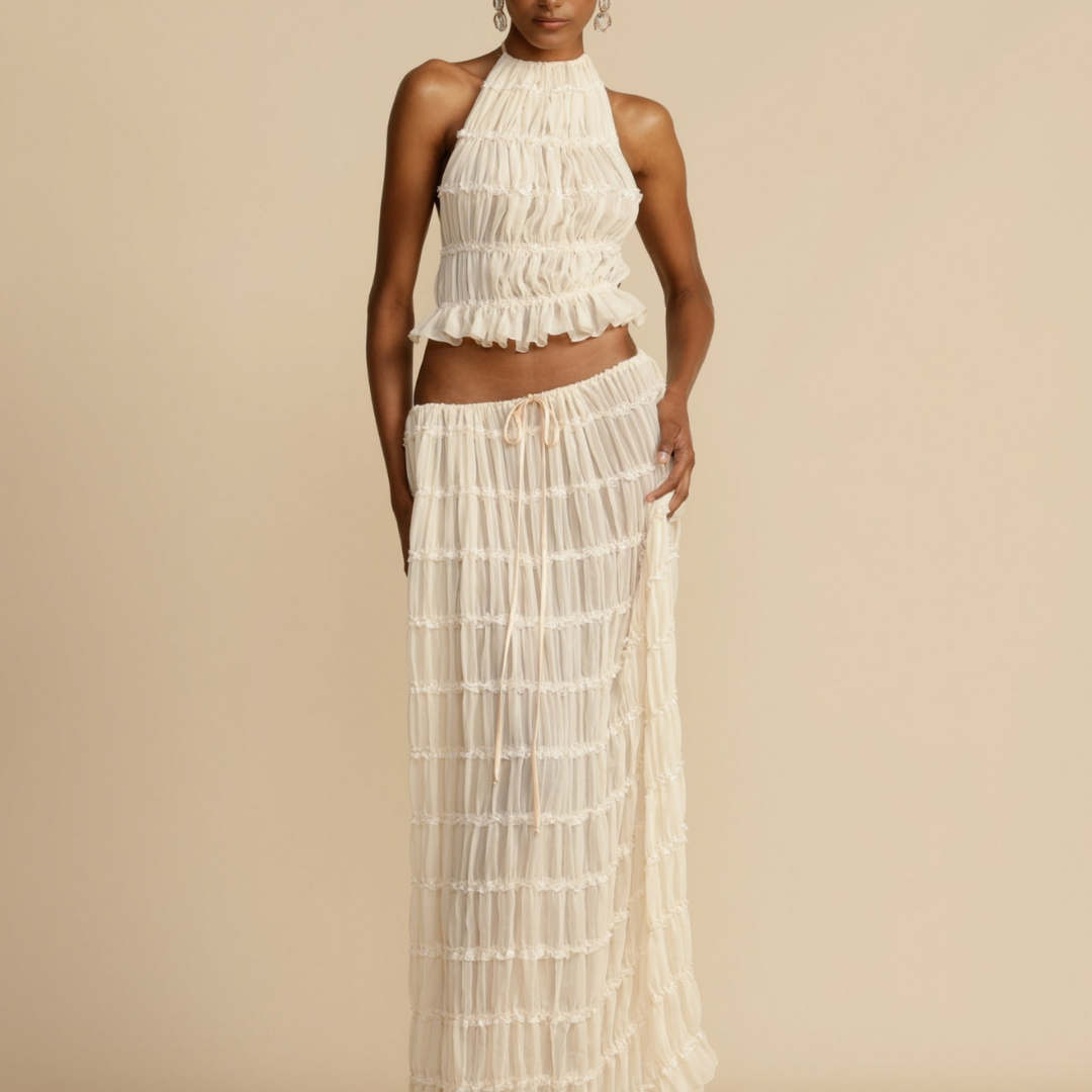 WENDY - Strap Top and Skirt Set