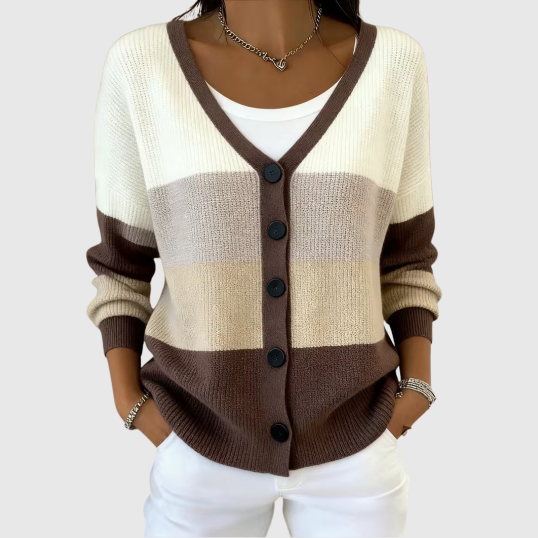 Rebecca women's button-front knitted jacket