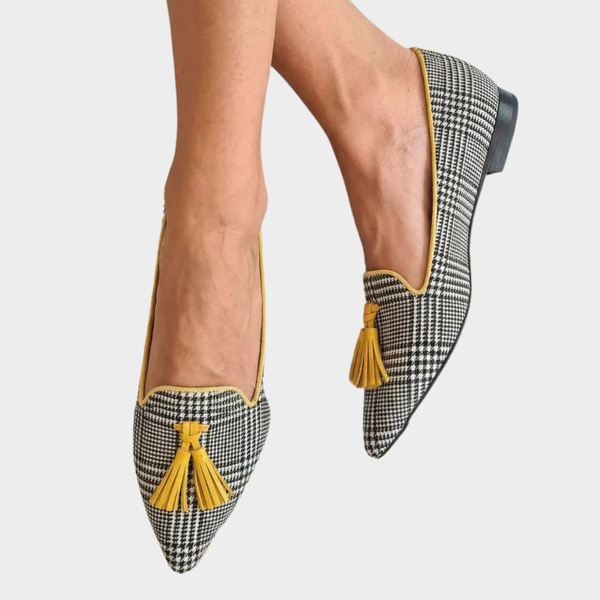 Odessie - Modern Check Moccasin