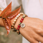 Jasper & Carnelian Mala Beaded Bracelets
