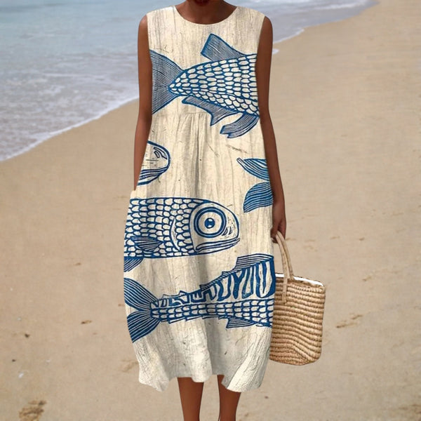 Comfortable Sleeveless Summer Dress
