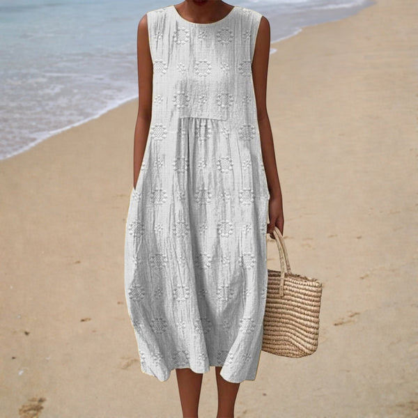 Comfortable Sleeveless Summer Dress