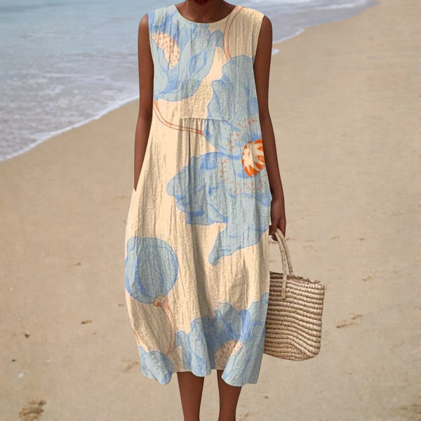 Comfortable Sleeveless Summer Dress
